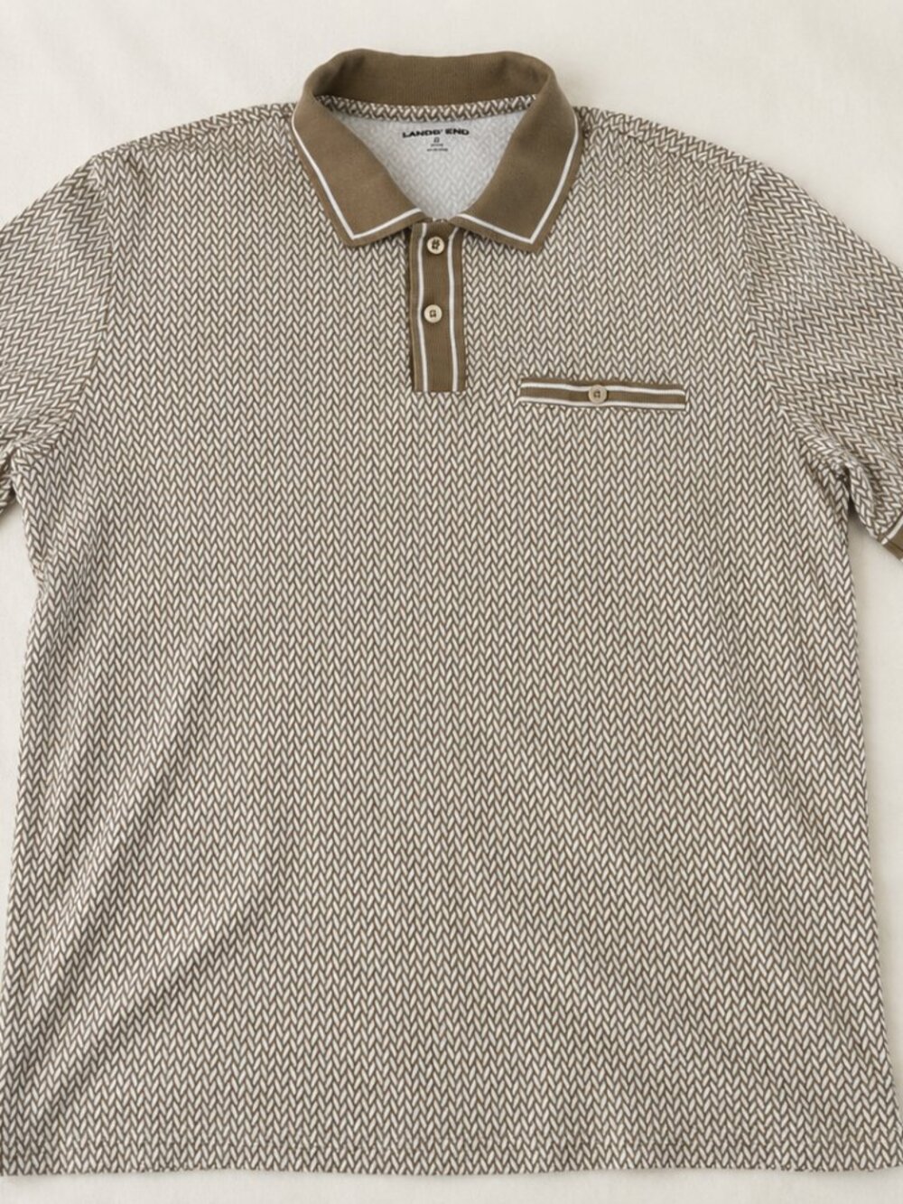 Lands’ End Preppy Polo Shirt